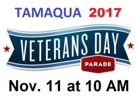 11-11-2017, Tamaqua Veterans Day Parade, via American Legion, Tamaqua