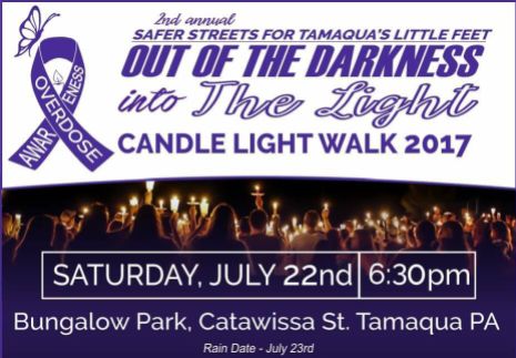 7-22-2017, Out Of The Darkness Into The Light Candlelight Walk, Bungalow Park to East End, Tamaqua (2)