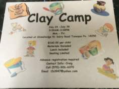 7-24 to 28-2017, Clay Camp, at Stonehedge Gardens, South Tamaqua