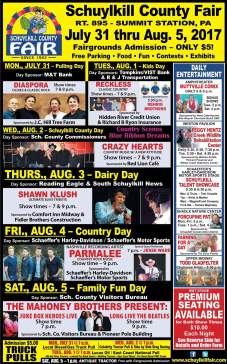 7-31 to 8-5-2017, Schuylkill County Fair, Summit Station