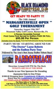 8-19-2017, Margaritaville Open Golf Tournament, via Black Diamond Parrothead Club, at Mountain Valley Golf Course, Barnesville