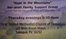 Hope In The Mountains Nar-anon Family Support Group
